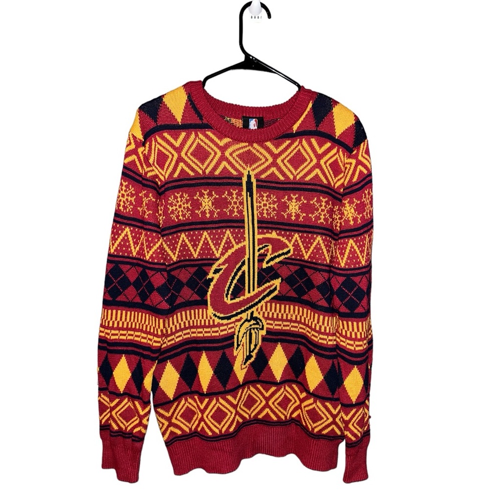 NBA Cleveland Cavaliers Men’s Basketball Team Christmas Sweater